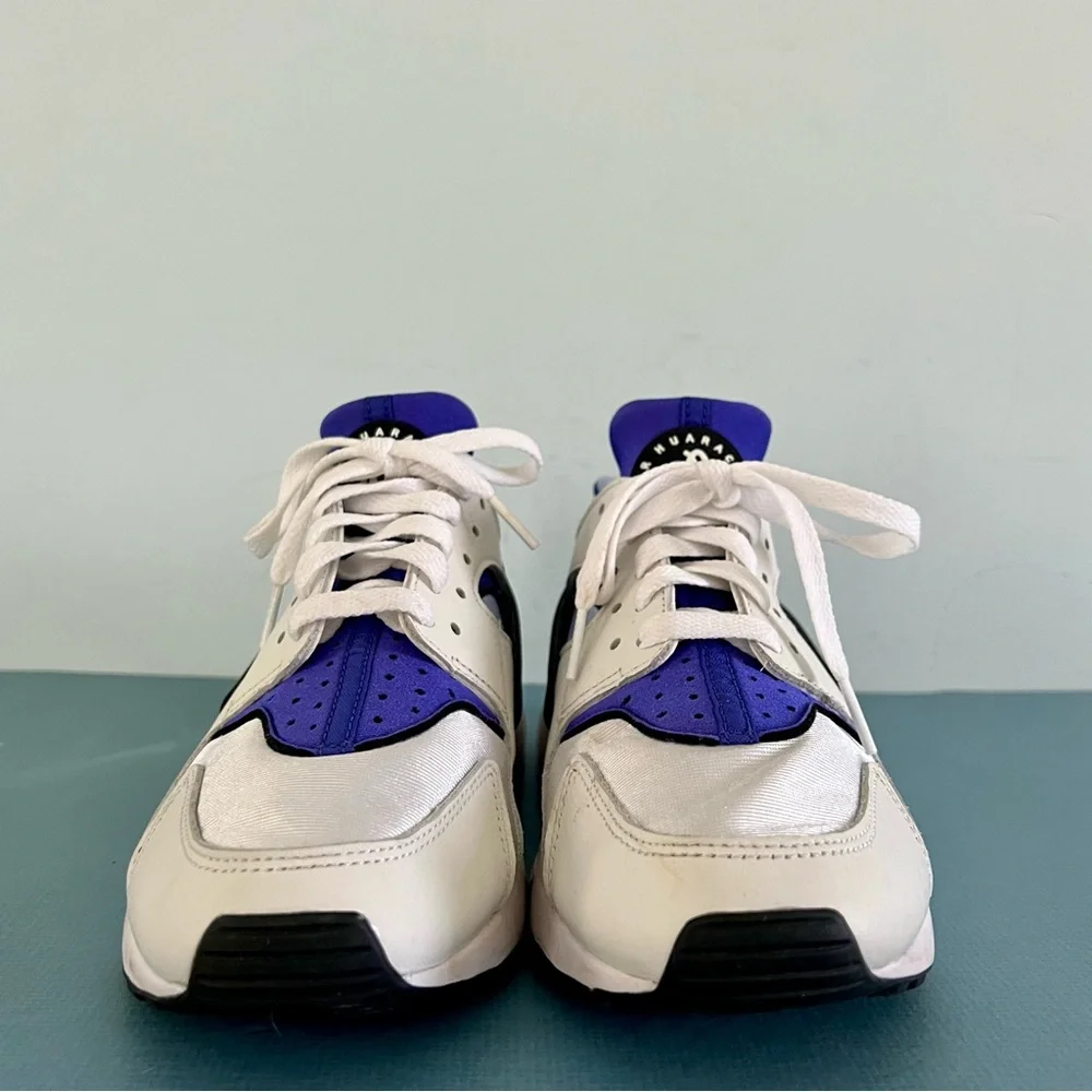Nike Air Huarache White Lapis Deep Royal Blue Black‎ Sneakers